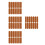 800Pcs Chocolate PU Tags for Handmade Clothes and Bags 6