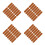 800Pcs Chocolate PU Tags for Handmade Clothes and Bags 7