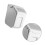 White Multi-Functional Rice Cylinder with Measuring Cup and Wheels 6