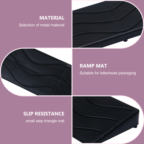 1Pc ABS Plastic Ramp Mat for Home Use Indoor Slope Threshold Ramp 2