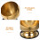 Golden Stainless Steel Decorative Candy Dish for Entryway Table 5