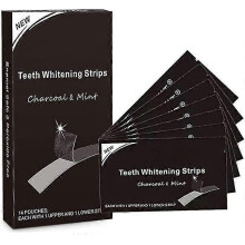 (7 pairs) Bamboo Charcoal Whitening Strips Activated Charcoal Teeth Strips Teeth Whitening Strips Whitening Teeth Strips