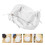 White Laundry Basket Cloth Liner Breathable Replacement 6