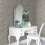 Grey Gold Geometric Wallpaper Textured Metallic Feature Wall 10
