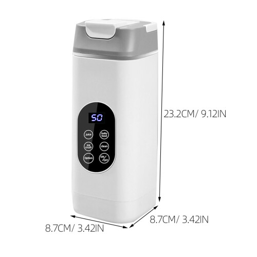 White Portable Juicer Mug USB Rechargeable 12- Mini Blender 1