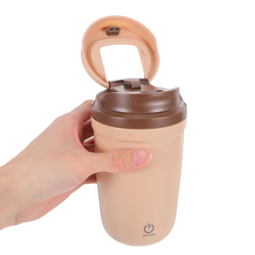 Automatic Stirring Coffee Mug Portable ABS Stainless Steel Jug