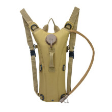 Sac à dos d'hydratation pour camping et cyclisme en nylon de type camel (kaki)