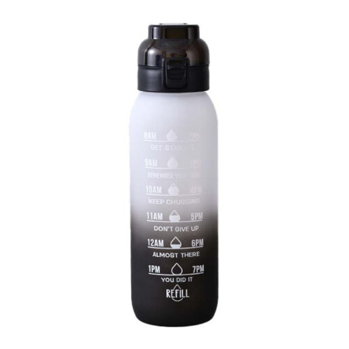 Κούπα νερού Tritan μεγάλης χωρητικότητας 1000ml, ντεγκραντέ χρώμα, μπουκάλι νερού