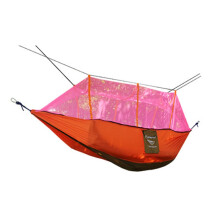 AOTU AT6730 Outdoor-Camping-Hängematte aus Nylongewebe mit Mückenschutz (Rot)