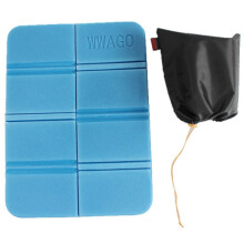 XPE Faltbare Campingmatte, tragbar, klein, feuchtigkeitsbeständig, wasserdicht, schmutzabweisend, Picknickmatte, Strandmatte (Blau)