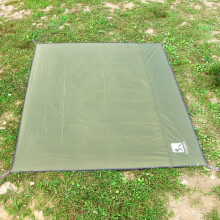Zeltunterlage für den Außenbereich, verdicktes Oxford-Gewebe, wasserdichte Picknickdecke, Größe: 140 x 210 cm (grün)