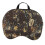 Camouflage-patterned, uniquely shaped, portable camping cushion with thickened material. Dimensions: 40x29x7cm (Black) 1