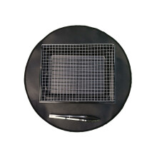 Feuerfeste Grillmatte aus Fiberglas, hitzebeständige Campingmatte, 61 cm (24 Zoll)