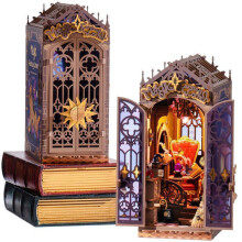 3D παζλ - Κιτ γωνιάς βιβλίου με φως LED (Magic Fantasy Corner), αυτοσυναρμολογούμενη βιβλ
