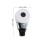 Salon Sink Hose Sprayer Silver Plastic Handheld Shampoo Nozzle 2