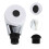 Salon Sink Hose Sprayer Silver Plastic Handheld Shampoo Nozzle 6