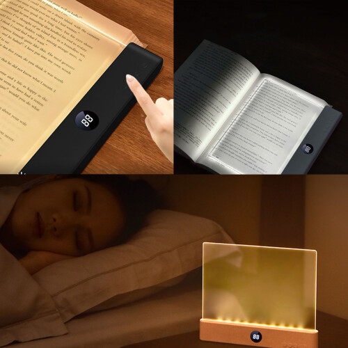 Multi Use Book Light With Timer Function Ideal For- White 1