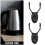 6Pcs Plastic Electric Kettle Handle Key Switch Replacement Button 4