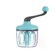 (Green) Hand Mixer, Hand Mixer Beater, Multifunctional Manual Whisk Speedy Egg Beater Kitchen Chef 、