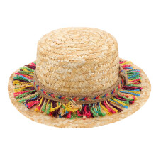 1Chapeau De Été Femme Large Et Pampilles