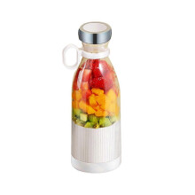 (White) Portable Juice Blender Portable Rechargeable Juicer Cup 420ML B