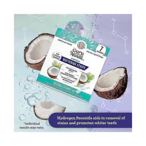 Coconut oil whitening tooth patch mint-flavored yellow tooth patch-KM 26s 2
