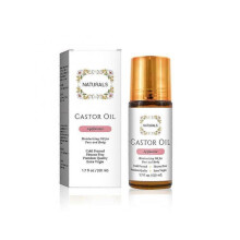 Castor Oil Roll On, Pure for Skin,Brows & Lashes and less mess Castor Oil Packs,Hexane-Free,Cold-Pressed 1.7oz (50mL)