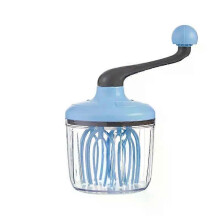 (Blue) Hand Mixer, Hand Mixer Beater, Multifunctional Manual Whisk Speedy Egg Beater Kitchen Chef 、