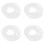 4Stk Dichtungsstreifen Für Duschglas Transparent 4