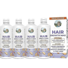 (4pcs) NEW Mary Ruths Womens Hair Growth MAX Lipsomal With Lustriva, Anti Hair Loss Treatments for Men Women