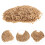 1Set Light Brown Rice Hull Chicken Coop Bedding Natural Nest Material 6