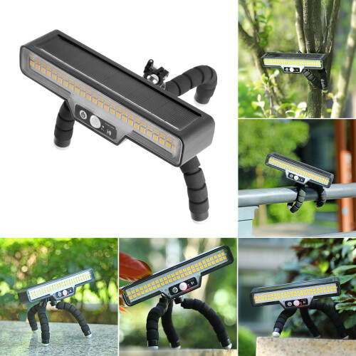 Intelligent Solar Octopuses Lamp with Auto Motion-White 2