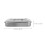 3Pcs Stainless Steel Sterilization Box for Nail Tools with Lid Silver 2
