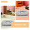 3Pcs Stainless Steel Sterilization Box for Nail Tools with Lid Silver 4