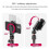 2Pcs Multi-functional Phone Holder Clamp Phone Tripod Mount for Smartphone Video Live 4