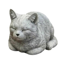 Memorial Cat Ornament Decorations Resin Gift Unique Outdoor Cat Statue