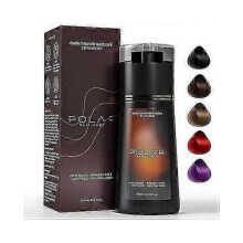 (dark brown)Hair Dye Shampoo,Polar Hair Dye Shampoo, Polar Haircare Instant Dye Shampoo, Natural Hair Color Shampoo