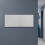 2Stk Silbernes Metall Türschild Blank Selbstklebend Namensschild 3