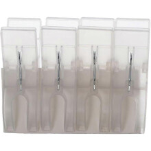 Towel Clip Large Beach Towel Clips Plastic Clothespins Clothes Pegs Clothes Hanger Clamp 4pcs