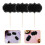 32Pcs Blank Black Chalkboard Cocktail Picks with Writable Food Tags 5