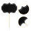 32Pcs Blank Black Chalkboard Cocktail Picks with Writable Food Tags 7
