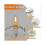 5 Base C7 String Bulbs Christmas Village Light Accessory Cord with 5 Led Light Bulb 3
