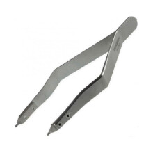 Bergeon 7825 Metal Band Clasp Pliers Spring Bar Grain Pliers Stainless Steel Ergonomic Watch Maker Tool, Silver Szrh A-f