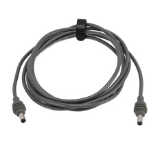 Cable de alimentación CC para satélite 18 AWG negro 10 m IP68