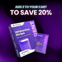 DRDENT Purple Teeth Whitening Strips - 7/21 Whitening Sessions - Safe for Enamel - Non Sensitive Teeth Whitening - Peroxide-Free
