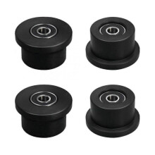 Total Gym Replacement Wheels/Rollers - Compatible with Models 1000 to 1900, Supreme, Gold, 4-Pack