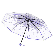 Clear Umbrella Folding Bubble Rain Umbrella 37 inch