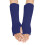 Women's Wool Half-Finger Gloves Navy One Size 1