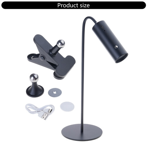 Reading LED Desk Lamp Magnetic Base Touch-White 2