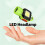 Portable LED Lamp with 5 Adjustable Brightness ABS-Yellow 6